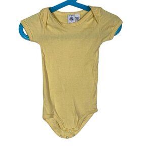 Petit Bateau 100% Cotton Short Sleeve Bodyshirt Baby Infant 18m/81cm RUNS SMALL